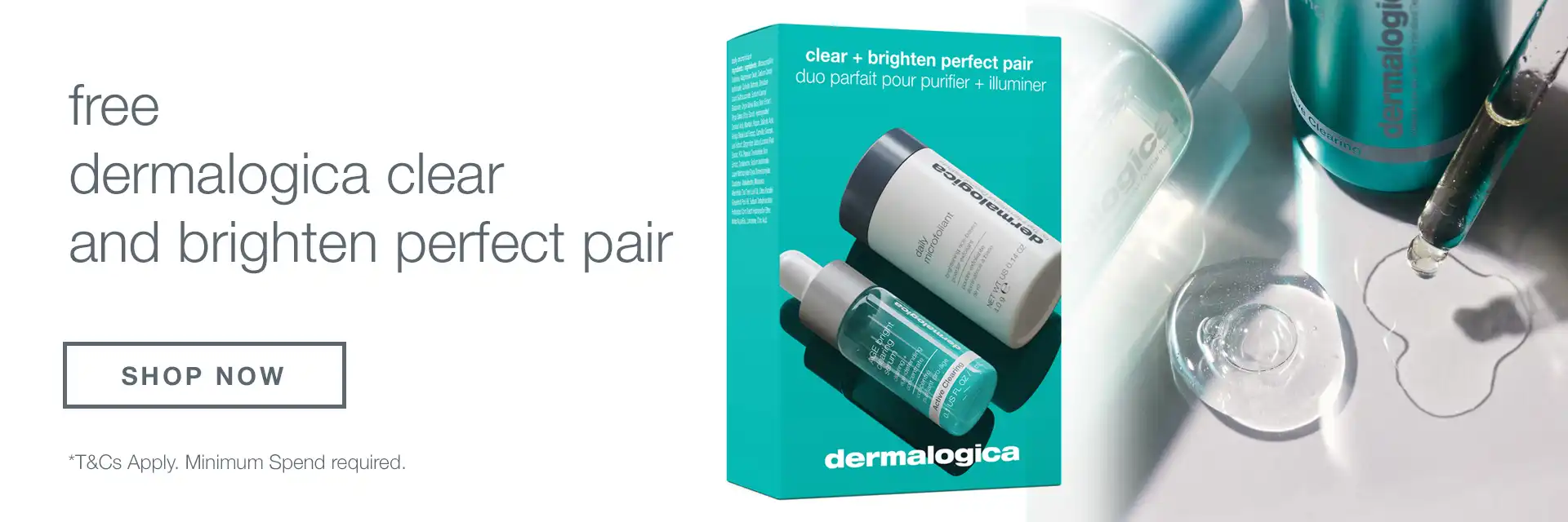 Dermalogica 2024 Free Clear and Brighten Perfect Pair Gift Set