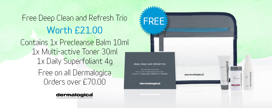 Spend £70 on Dermalogica and Receive this Fabulous Free Gift!