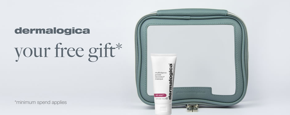 Free Dermalogica Ultimate Travel Bag and Free Dermalogica Power Recovery Masque