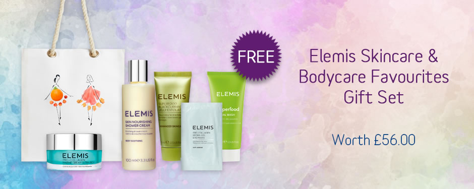 Free Elemis Skincare and Bodycare Favourites Gift Set