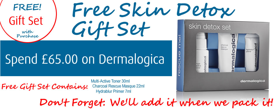 Spend £65 on Dermalogica Products and Get a Detox Kit Free